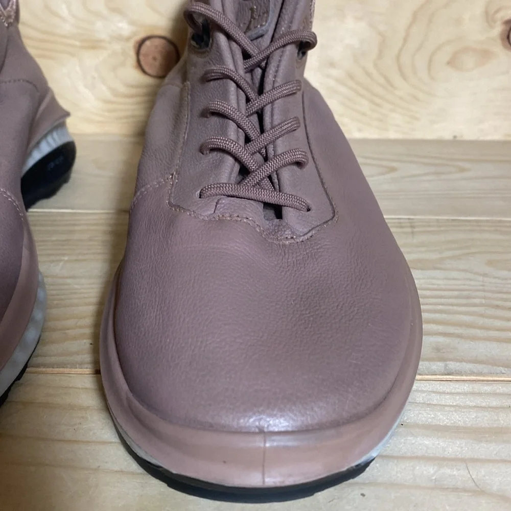 Ecco ‎ St.360 mens leather sneakers morel size 10-10.5
